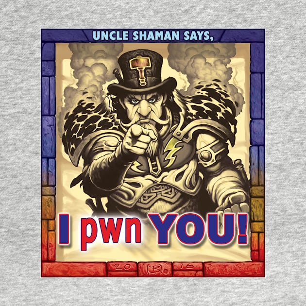 I pwn YOU! - Dwarf Dude Style by BeveridgeArtworx